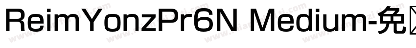 ReimYonzPr6N Medium字体转换